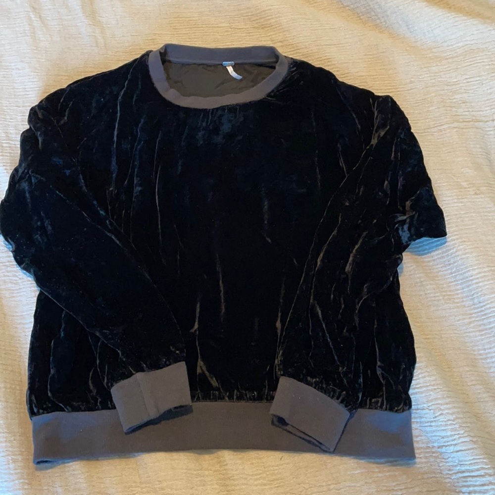 Young, Fabulous & Broke Velvet Sweatshirt